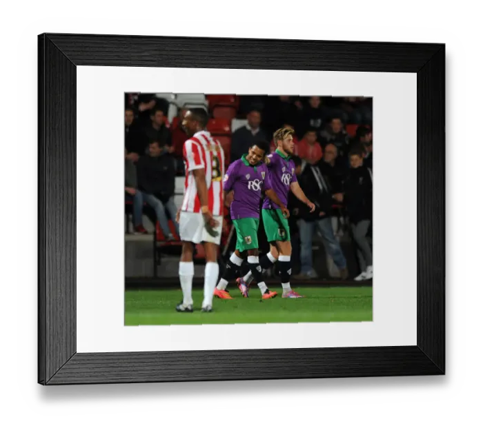 Framed Print : Bristol City's Korey Smith Scores Double: Cheltenham Town vs. Bristol City, Johnstone's Paint Trophy (Football) Framed Print : Bristol City's Korey Smith Scores Double: Cheltenham Town vs. Bristol City, Johnstone's Paint Trophy (Football)
