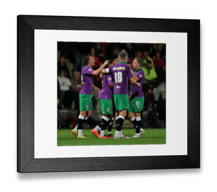 Framed Print : Bristol City's Korey Smith Scores Dramatic Winning Goal vs. Cheltenham Town Framed Print : Bristol City's Korey Smith Scores Dramatic Winning Goal vs. Cheltenham Town
