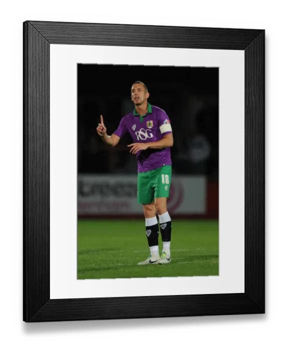 Framed Print : Bristol City's Aaron Wilbraham in Action against Cheltenham Town, Johnstone's Paint Trophy, October 8, 2014 Framed Print : Bristol City's Aaron Wilbraham in Action against Cheltenham Town, Johnstone's Paint Trophy, October 8, 2014