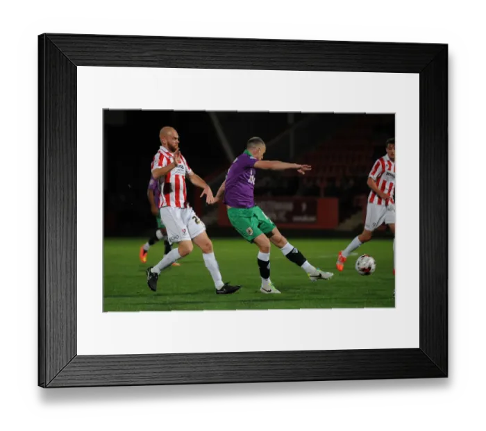 Framed Print : Aaron Wilbraham's Shot for Glory: Cheltenham Town vs. Bristol City, Johnstone's Paint Trophy Framed Print : Aaron Wilbraham's Shot for Glory: Cheltenham Town vs. Bristol City, Johnstone's Paint Trophy
