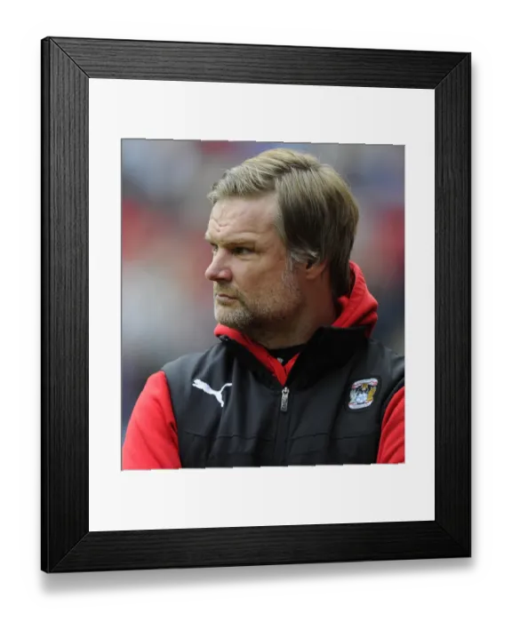 Framed Print : Steven Pressley Goes Head-to-Head with Bristol City in Sky Bet League One Clash at Ricoh Arena Framed Print : Steven Pressley Goes Head-to-Head with Bristol City in Sky Bet League One Clash at Ricoh Arena