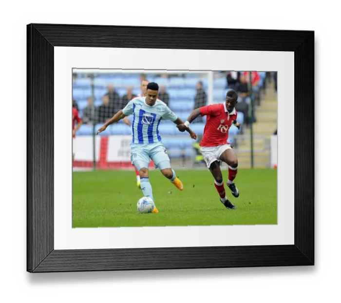 Framed Print : Bristol City vs Coventry City: Intense Battle for Control - Football Rivalry at Ricoh Arena Framed Print : Bristol City vs Coventry City: Intense Battle for Control - Football Rivalry at Ricoh Arena