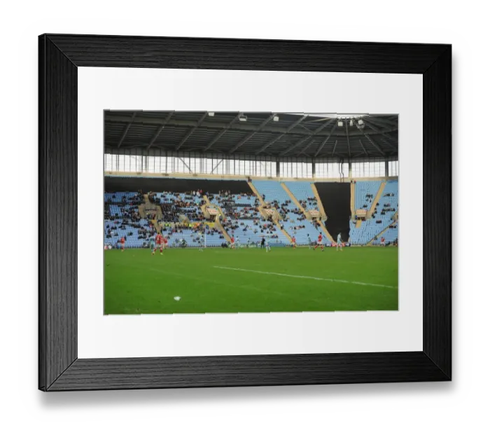 Framed Print : Bristol City vs Coventry City at Empty Ricoh Arena, Sky Bet League One (181014)