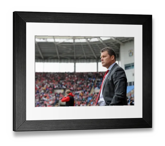 Framed Print : Steve Cotterill Guides Bristol City in Sky Bet League One Clash at Ricoh Arena, October 2014 Framed Print : Steve Cotterill Guides Bristol City in Sky Bet League One Clash at Ricoh Arena, October 2014