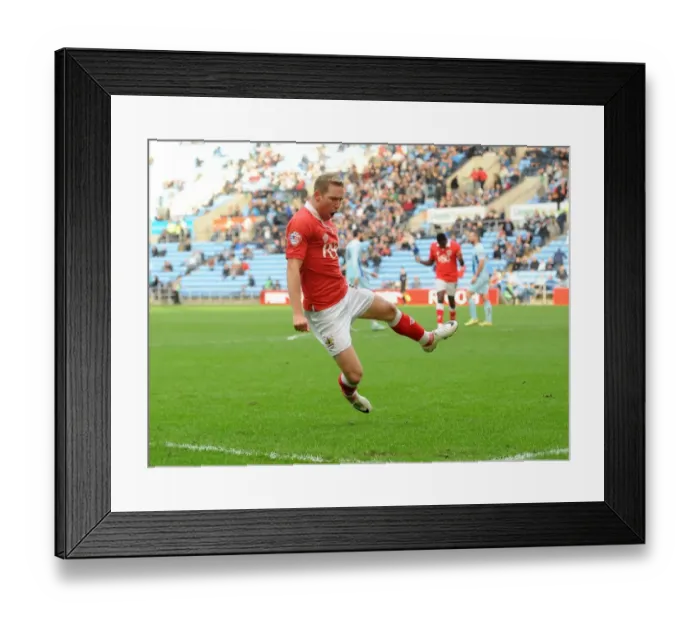 Framed Print : Bristol City's Scott Wagstaff Celebrates Thrilling Goal Against Coventry City at Ricoh Arena Framed Print : Bristol City's Scott Wagstaff Celebrates Thrilling Goal Against Coventry City at Ricoh Arena