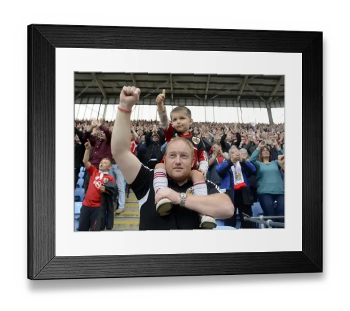 Framed Print : Rivalry Unleashed: Bristol City vs Coventry City at Ricoh Arena (October 2014)