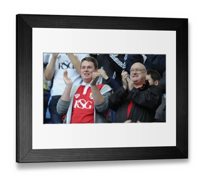 Framed Print : Bristol City Fans in Full Force at Ricoh Arena Framed Print : Bristol City Fans in Full Force at Ricoh Arena