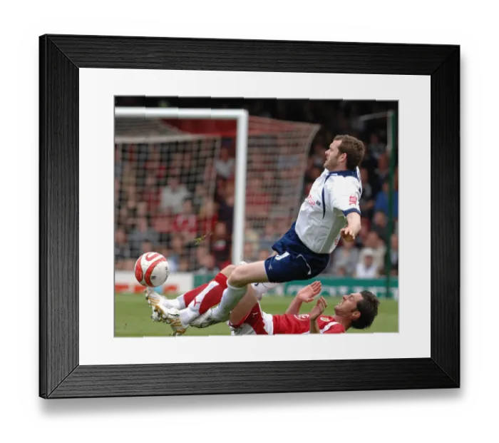 Framed Print : Fierce Rivalry: Bristol City vs Preston North End - Jamie McAllister's Battle on the Field Framed Print : Fierce Rivalry: Bristol City vs Preston North End - Jamie McAllister's Battle on the Field