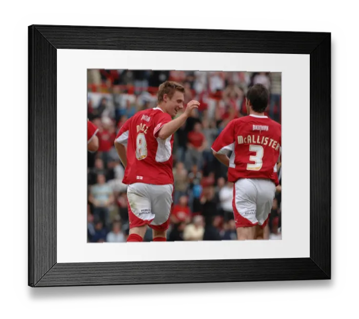 Framed Print : David Noble Jamie McAllister Celebration