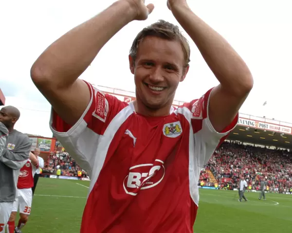 Bristol City's Lee Trundle in Action Against Preston North End