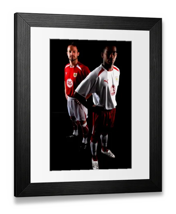 Framed Print : Bristol City FC: New Kit Portraits Unveiling Framed Print : Bristol City FC: New Kit Portraits Unveiling