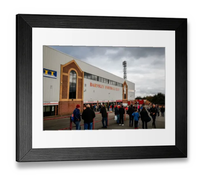 Framed Print : Barnsley vs. Bristol City: A Football Showdown at Oakwell Stadium - October 2014 Framed Print : Barnsley vs. Bristol City: A Football Showdown at Oakwell Stadium - October 2014