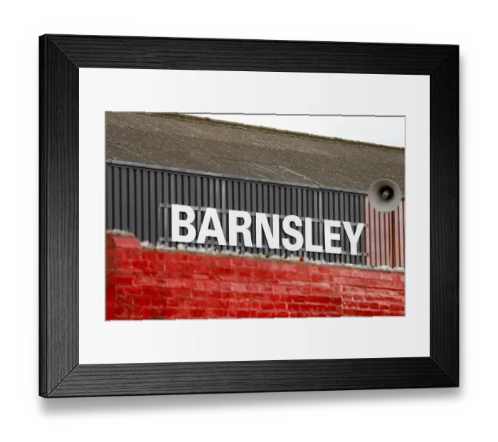 Framed Print : Barnsley vs. Bristol City: A Football Rivalry at Oakwell Stadium Framed Print : Barnsley vs. Bristol City: A Football Rivalry at Oakwell Stadium