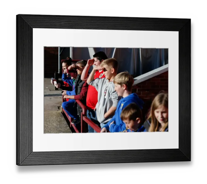Framed Print : Bristol City Fans Euphoria at Oakwell Stadium during Barnsley vs. Bristol City Match, 2014 Framed Print : Bristol City Fans Euphoria at Oakwell Stadium during Barnsley vs. Bristol City Match, 2014