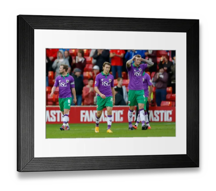 Framed Print : Dejected Duo: Luke Freeman and Aden Flint of Bristol City After Barnsley Equalizes Framed Print : Dejected Duo: Luke Freeman and Aden Flint of Bristol City After Barnsley Equalizes