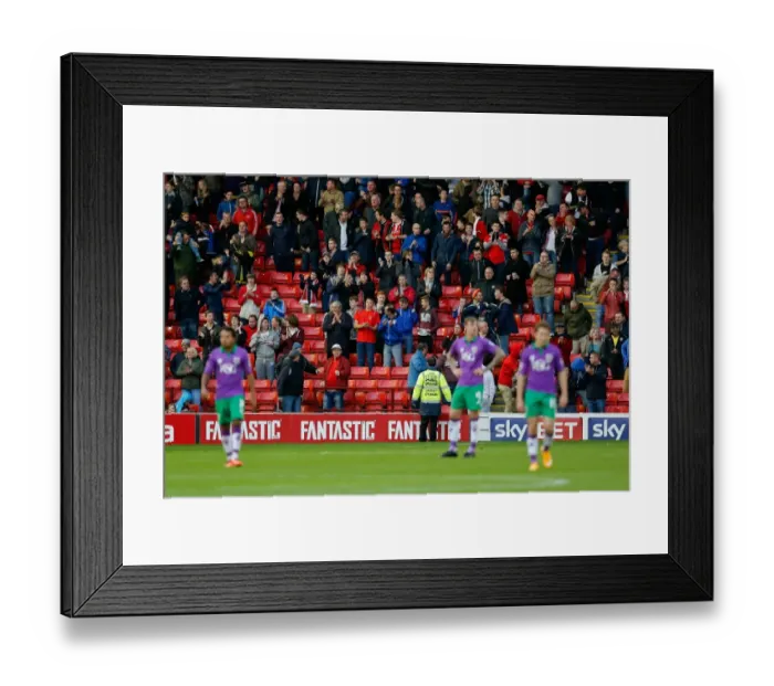 Framed Print : Barnsley Fans Celebrate Equalizer: Sam Winnall Scores Against Dejected Bristol City Players Framed Print : Barnsley Fans Celebrate Equalizer: Sam Winnall Scores Against Dejected Bristol City Players