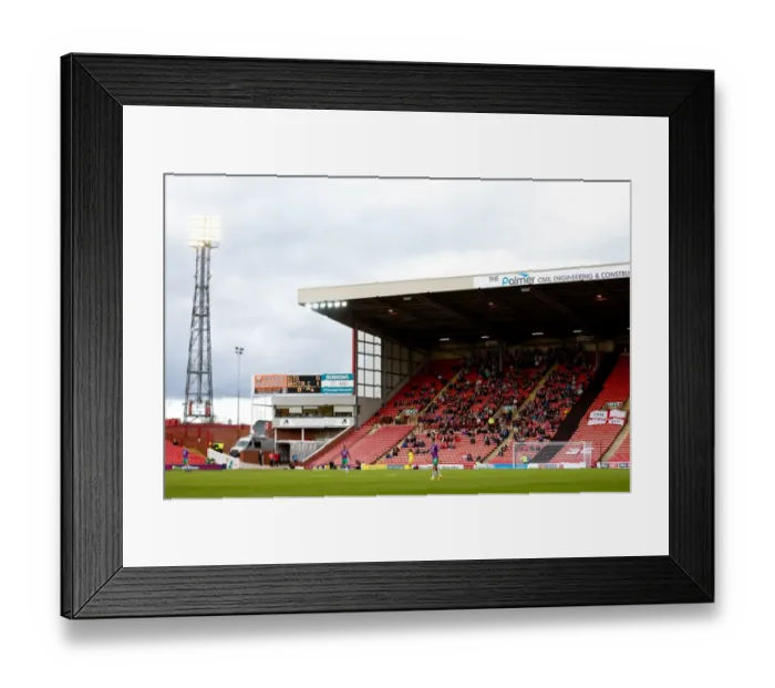 Framed Print : Bristol City Fans on the Edge: Barnsley vs. Bristol City, 2014 (Sky Bet League 1)