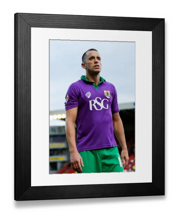 Framed Print : Bristol City's Aaron Wilbraham Disappointed after 2-2 Draw with Barnsley Framed Print : Bristol City's Aaron Wilbraham Disappointed after 2-2 Draw with Barnsley