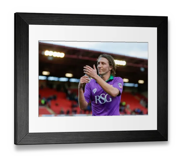 Framed Print : Luke Ayling's Disappointment: Barnsley Holds Bristol City to 2-2 Draw