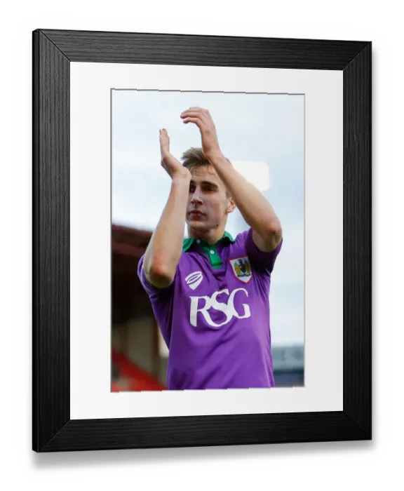 Framed Print : Bristol City's Joe Bryan Disappointed After 2-2 Draw with Barnsley