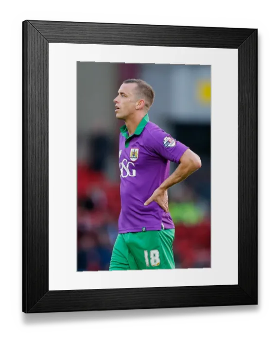 Framed Print : Aaron Wilbraham's Disappointment: Barnsley Holds Bristol City to 2-2 Draw Framed Print : Aaron Wilbraham's Disappointment: Barnsley Holds Bristol City to 2-2 Draw