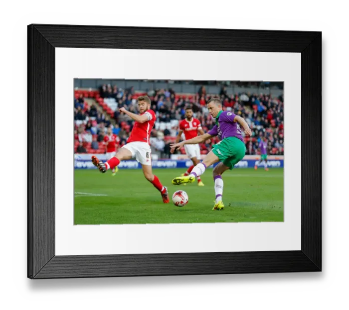 Framed Print : Aaron Wilbraham's Stunning Goal: Bristol City Triumphs Over Barnsley Framed Print : Aaron Wilbraham's Stunning Goal: Bristol City Triumphs Over Barnsley