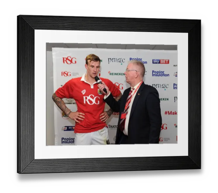 Framed Print : Bristol City Football Club: Man of the Match Presentations vs. Bradford City (10-21-2014) Framed Print : Bristol City Football Club: Man of the Match Presentations vs. Bradford City (10-21-2014)