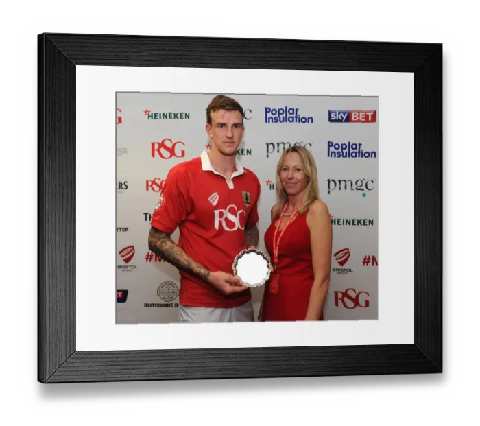 Framed Print : Bristol City FC vs. Bradford City: Man of the Match Presentations (October 21, 2014, Ashton Gate) Framed Print : Bristol City FC vs. Bradford City: Man of the Match Presentations (October 21, 2014, Ashton Gate)