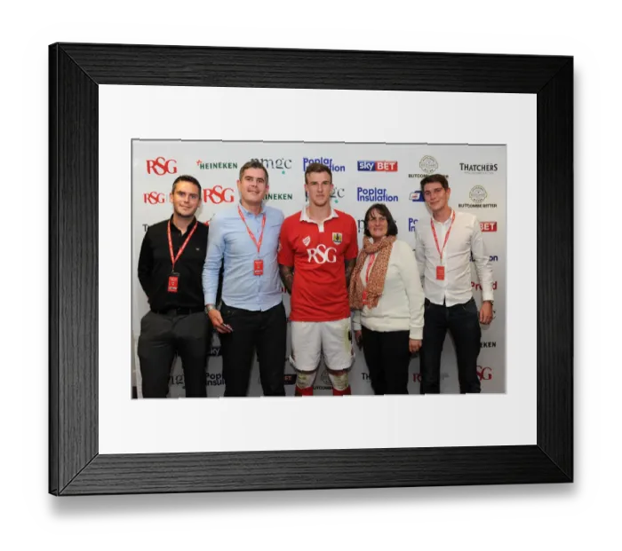 Framed Print : Man of the Match Presentations: Bristol City FC vs. Bradford City (October 21, 2014) Framed Print : Man of the Match Presentations: Bristol City FC vs. Bradford City (October 21, 2014)