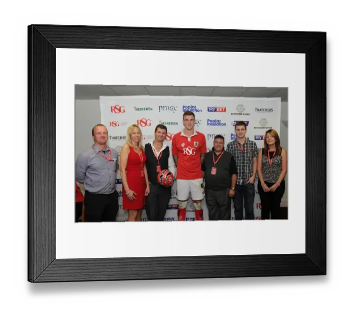 Framed Print : Bristol City FC vs. Bradford City: Man of the Match Presentations (10-21-2014) Framed Print : Bristol City FC vs. Bradford City: Man of the Match Presentations (10-21-2014)