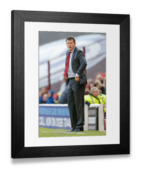 Framed Print : Barnsley vs. Bristol City Football Rivalry: A Clash at Oakwell Stadium (October 2014)