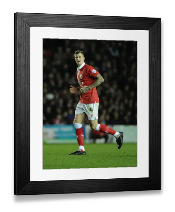 Framed Print : Bristol City vs Bradford City: Aden Flint in Action at Ashton Gate, October 2014 Framed Print : Bristol City vs Bradford City: Aden Flint in Action at Ashton Gate, October 2014