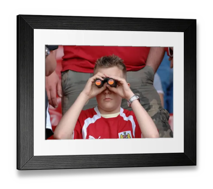 Framed Print : A Sea of Unified Passion: Bristol City FC Fans Framed Print : A Sea of Unified Passion: Bristol City FC Fans
