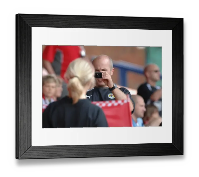 Framed Print : A Sea of Passionate Unity: Bristol City Football Club Fans