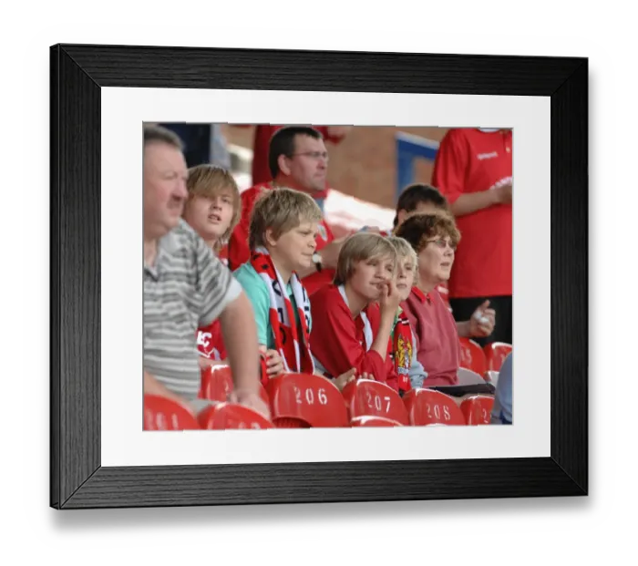 Framed Print : Bristol City Fans Framed Print : Bristol City Fans