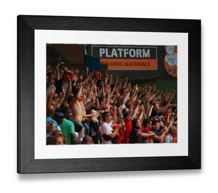 Framed Print : Bristol City Fans United: A Sea of Passion
