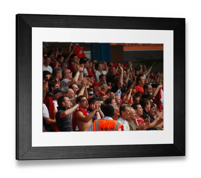 Framed Print : Passionate Bristol City FC Fans: Unwavering Support for Their Team Framed Print : Passionate Bristol City FC Fans: Unwavering Support for Their Team