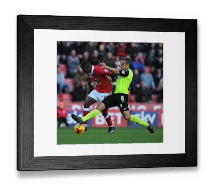 Framed Print : Agard vs. Kelly: Intense Clash at Ashton Gate Framed Print : Agard vs. Kelly: Intense Clash at Ashton Gate
