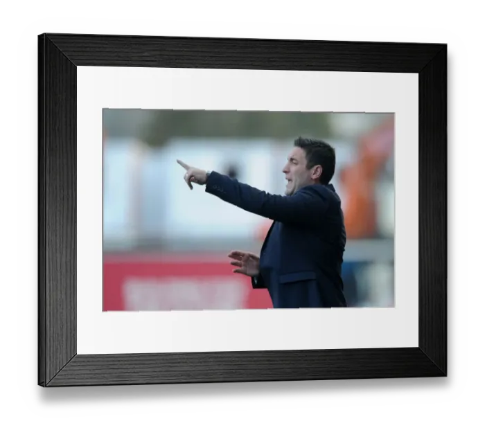 Framed Print : Bristol City vs Oldham Athletic: A Football Rivalry in Sky Bet League One at Ashton Gate - November 2014