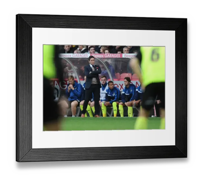 Framed Print : Johnson at the Helm: Bristol City vs Oldham Athletic, Sky Bet League One Clash Framed Print : Johnson at the Helm: Bristol City vs Oldham Athletic, Sky Bet League One Clash