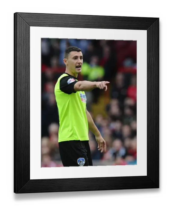 Framed Print : Intense Rivalry: Bristol City vs Oldham Athletic, November 2014 - Sky Bet League One Clash