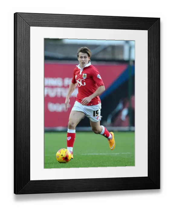 Framed Print : Luke Freeman in Action: Bristol City vs Oldham Athletic, November 2014 Framed Print : Luke Freeman in Action: Bristol City vs Oldham Athletic, November 2014