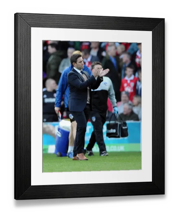 Framed Print : Johnson's Battle: Bristol City vs Oldham Athletic in Sky Bet League One Framed Print : Johnson's Battle: Bristol City vs Oldham Athletic in Sky Bet League One