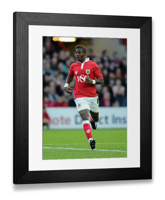 Framed Print : Agard in Action: Bristol City vs Oldham Athletic, November 2014 Framed Print : Agard in Action: Bristol City vs Oldham Athletic, November 2014