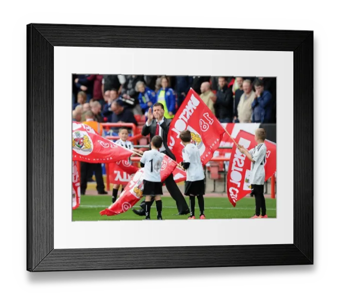Framed Print : Steve Cotterill Leads Bristol City in Sky Bet League One Match vs Oldham Athletic Framed Print : Steve Cotterill Leads Bristol City in Sky Bet League One Match vs Oldham Athletic
