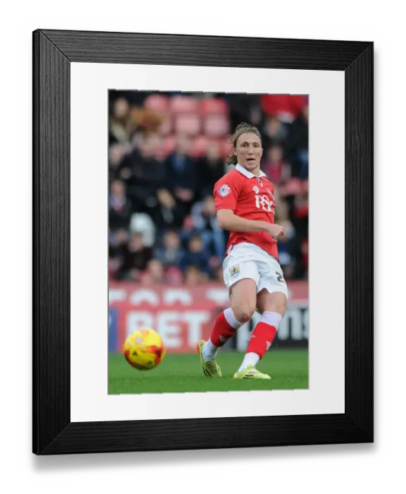 Framed Print : Bristol City's Luke Ayling in Action at Ashton Gate, November 2014 (vs Oldham Athletic) Framed Print : Bristol City's Luke Ayling in Action at Ashton Gate, November 2014 (vs Oldham Athletic)