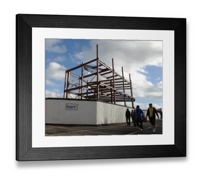 Framed Print : Bristol City's New South Stand Debut: A Football Milestone at Ashton Gate - November 2014