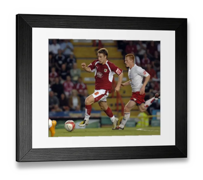 Framed Print : David Noble's Determination: Bristol City vs. Crystal Palace Play-Off Showdown Framed Print : David Noble's Determination: Bristol City vs. Crystal Palace Play-Off Showdown