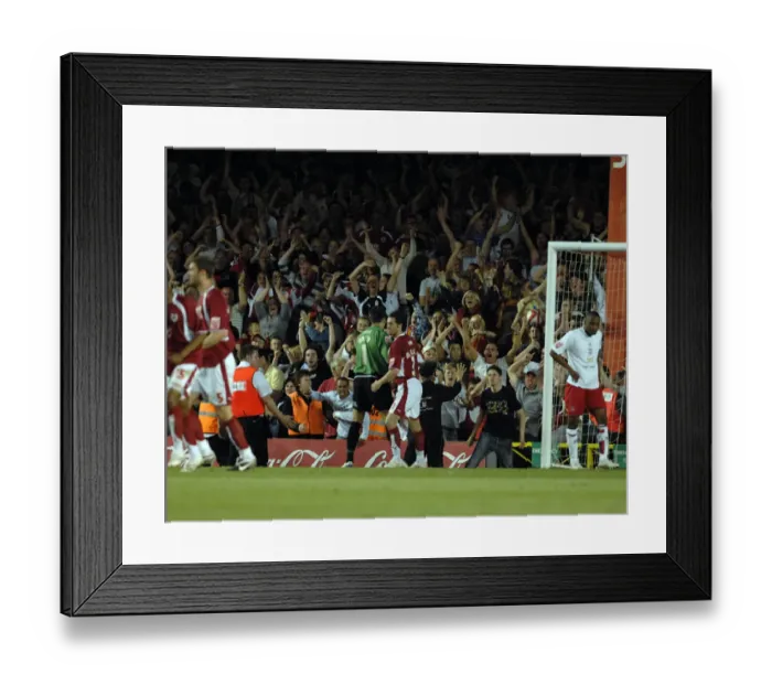 Framed Print : 2007-08 Play-Off Showdown: Bristol City vs. Crystal Palace