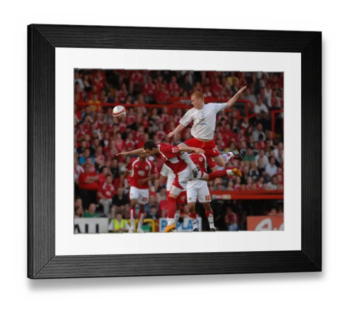 Framed Print : Play-Off Drama: Michael McIndoe in Action for Bristol City vs. Crystal Palace